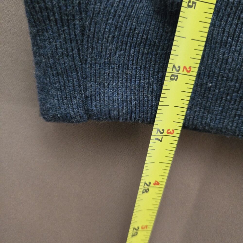 Tommy Bahama Men's Size Large L Pullover Sweater Quarter Zip Fleece Blue - Picture 4 of 8